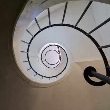 Sécurisation d'un escalier en colimaçon