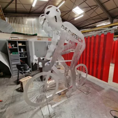 Fabrication d'une sculpture en inox 316L