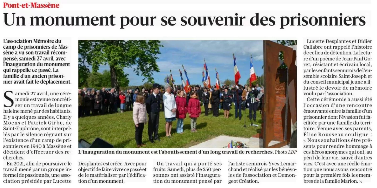 BP du 30 avril 2024 Massène