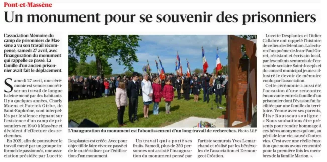 BP du 30 avril 2024 Massène