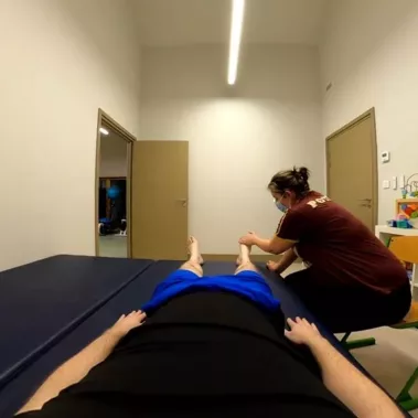 Tournage d'une consultation de kinésithérapie filmée en GoPro 360°