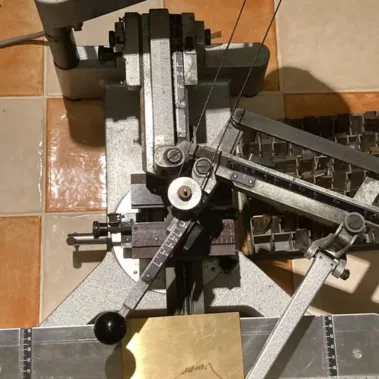 Gravure mécanique avec pantographe