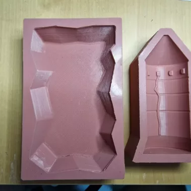 Moule en silicone pour le dessert sur mesure Le Met Diéval du Pari des Gourmets