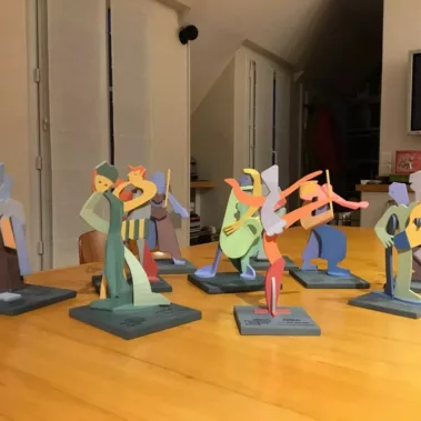Répliques des maquettes des sculpture d'Yves Lemarchand
